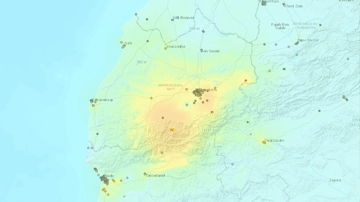 مئات الضحايا في زلزال بقوة 6.8 ريختر يضرب المغرب ليلة الجمعة